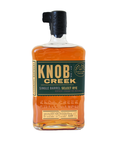 Knob Creek Single Barrel Select Rye S1B14 Whiskey at CaskCartel.com