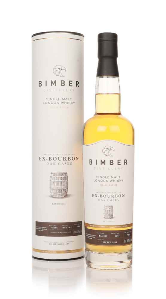 Bimber Ex-Bourbon Oak Casks Batch No.4 Single Malt London Whisky | 700ML at CaskCartel.com