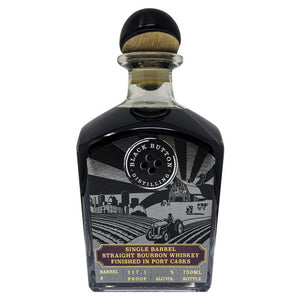 Black Button Single Barrel Port Finished Bourbon Whiskey at CaskCartel.com