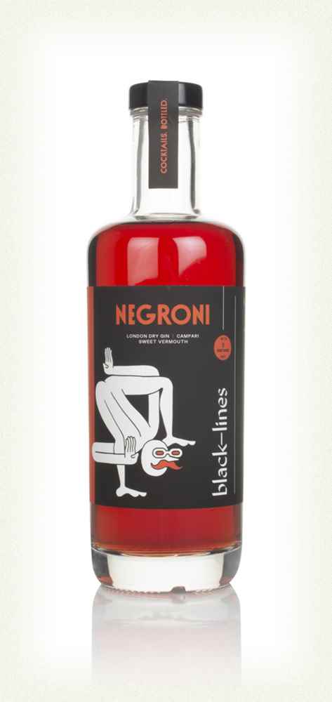 Black Lines Negroni Cocktail | 500ML at CaskCartel.com