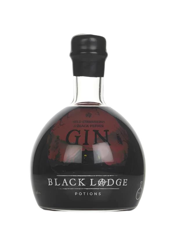 Black Lodge Wild Strawberry & Black Pepper Gin | 700ML at CaskCartel.com