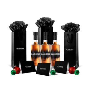 METALLICA | BLACKENED™ American Whiskey | Holiday Gift Bag Kit | **Drink ONE/Gift TWO** (Bundle) AT CaskCartel.com