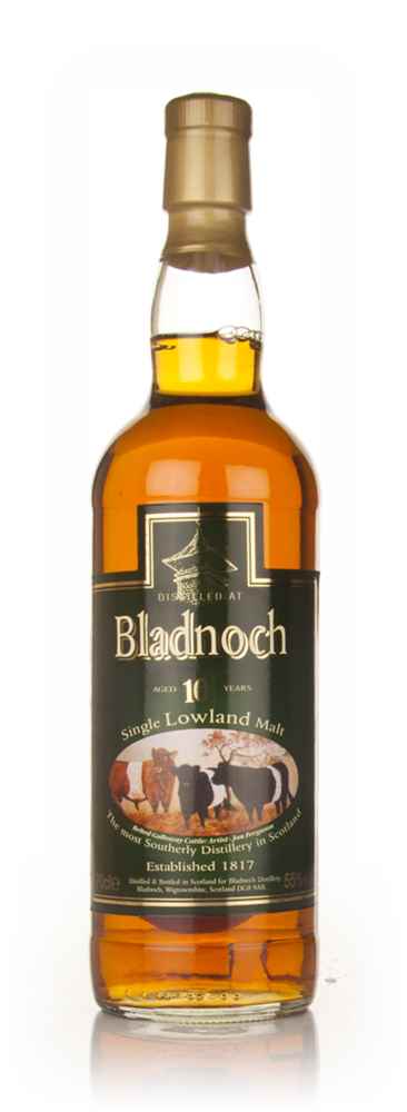 Bladnoch 10 Year Old - Belted Galloway Label Scotch Whisky | 700ML at CaskCartel.com