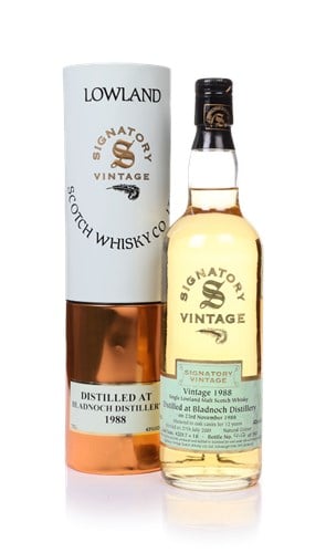 Bladnoch 12 Year Old 1988  (casks 42017 & 18) - Signatory Scotch Whisky | 700ML at CaskCartel.com