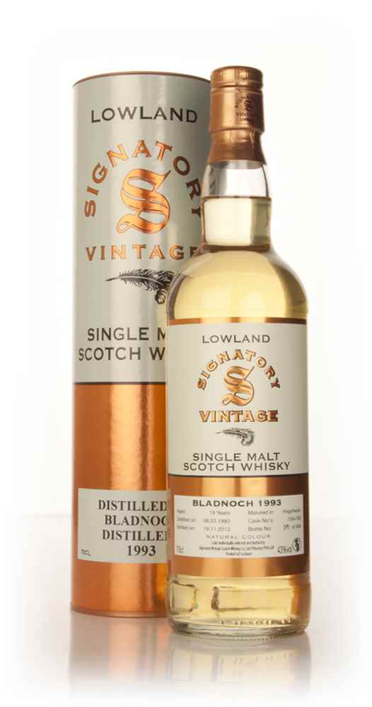 Bladnoch 19 Year Old 1993 (casks 759+766) - (Signatory) Scotch Whisky | 700ML at CaskCartel.com