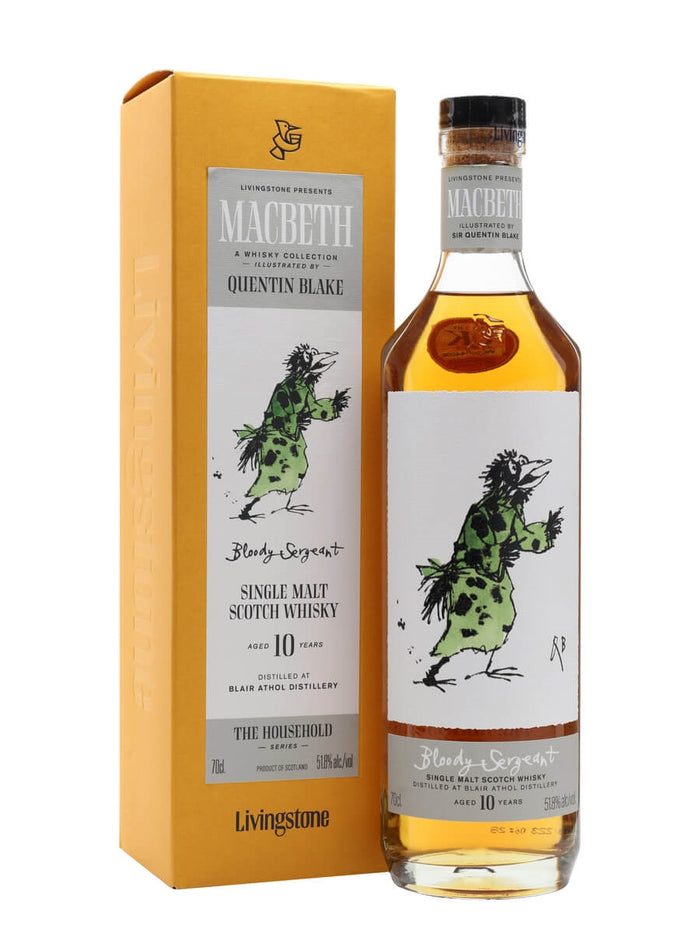 Blair Athol Macbeth Act One Bloody Sergeant HousehOld Series 10 Year Old Whisky | 700ML