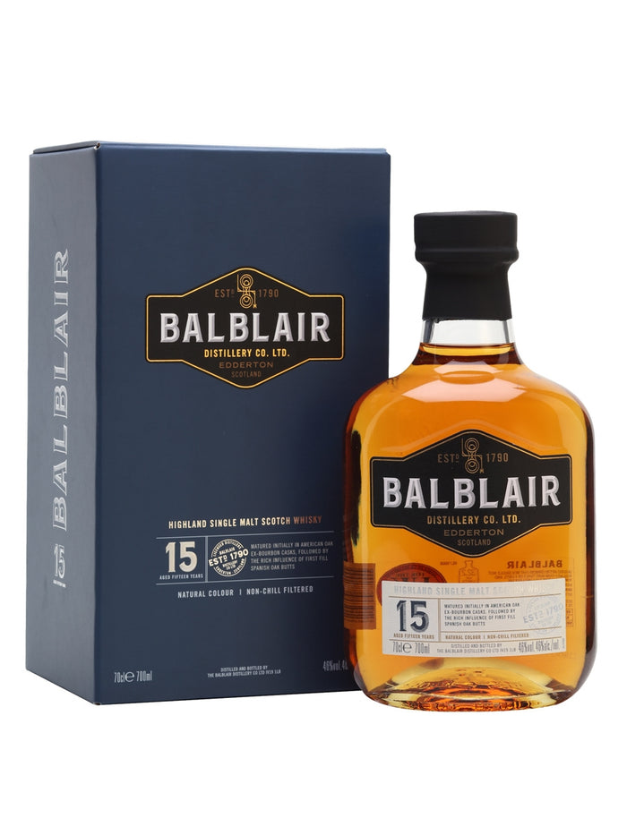 Balblair 15 Year Old Highland Single Malt Scotch Whisky | 700ML