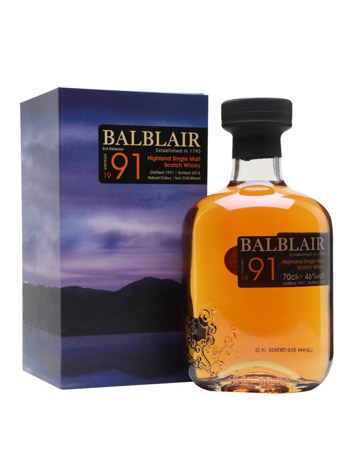 Balblair 1991 Vintage Release Single Malt Scotch Whisky