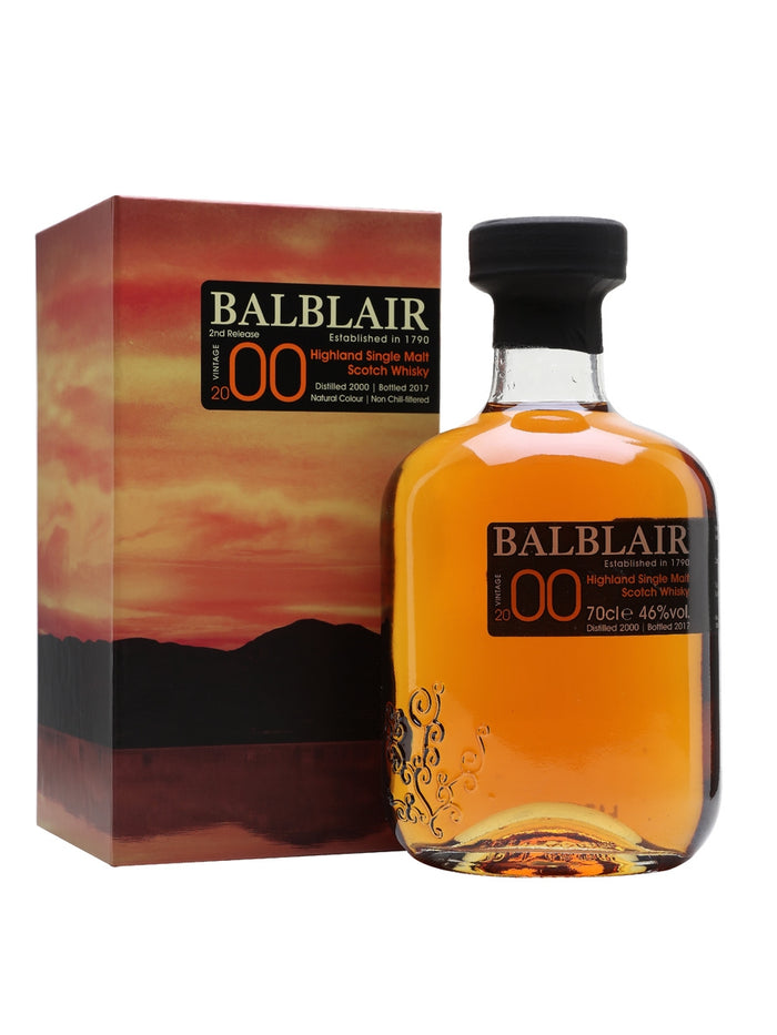 Balblair 2000 2nd Release Single Malt Scotch Whisky
