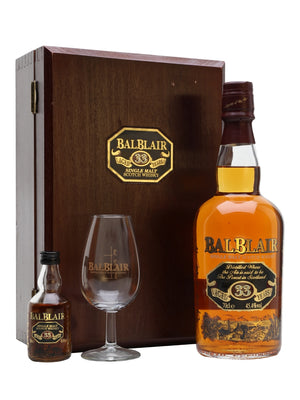Balblair 33 Year Old Gift Set Highland Single Malt Scotch Whisky | 700ML at CaskCartel.com