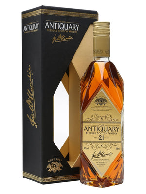Antiquary 21 Year Old Gold Box Blended Scotch Whisky | 700ML at CaskCartel.com