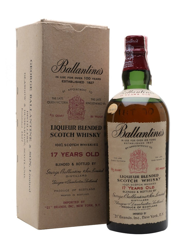 Ballantine's 17 Year Old Bot.1940s Blended Scotch Whisky | 700ML at CaskCartel.com