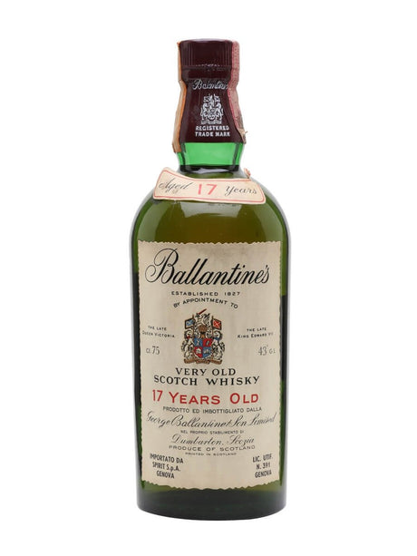 Ballantine’s 17 Year Old Bottle No.07624 (Bottled 1970's) Very Old Scotch at CaskCartel.com