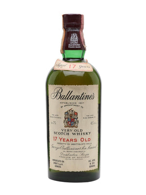 Ballantine’s 17 Year Old Bottle No.07624 (Bottled 1970's) Very Old Scotch at CaskCartel.com