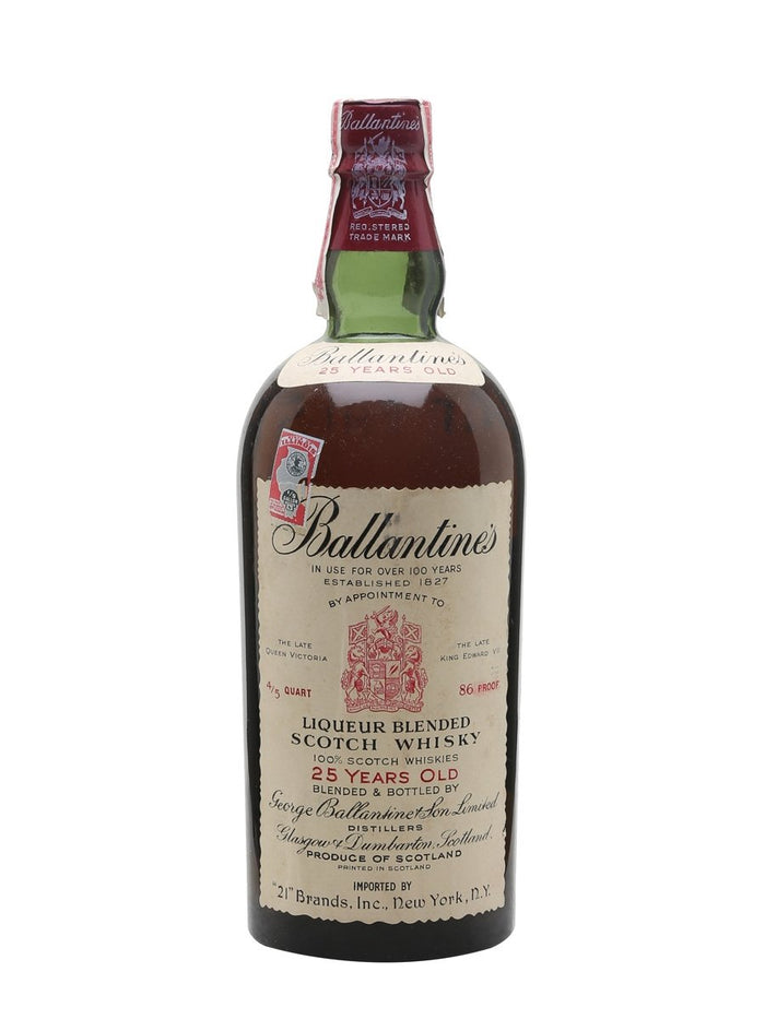 Ballantine's 25 Year Old Bot.1950s Blended Scotch Whisky