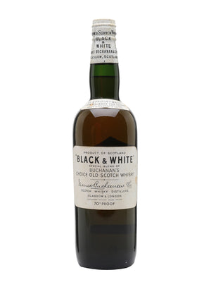 Black & White Spring Cap Bot.1950s Blended Scotch Whisky | 700ML at CaskCartel.com