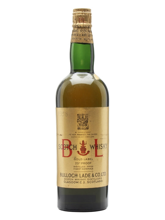 Bulloch Lade's Gold Label Bot.1950s Spring Cap Blended Scotch Whisky
