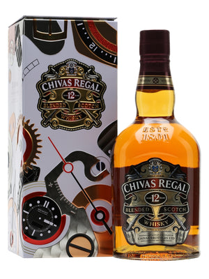 Chivas Regal 12 Year Old Gift Tin Scotch Whisky - CaskCartel.com