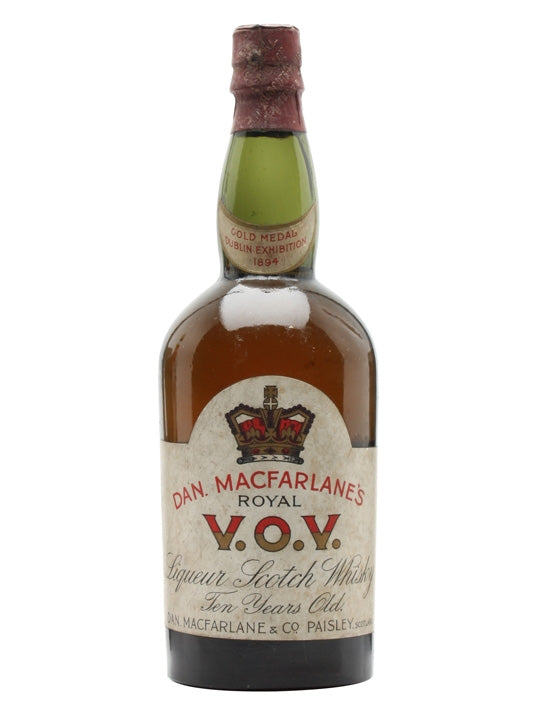 Dan Macfarlane's Royal V.O.V 10 Year Old Bot.1940s Blended Scotch Whisky | 700ML at CaskCartel.com