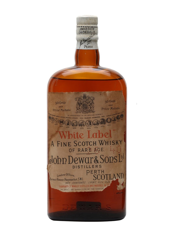 Dewar's White Label Bot.1940 Blended Scotch Whisky