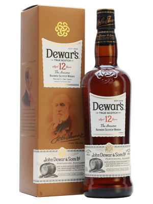 Dewar's 12 Year Old The Ancestor Double Aged Blended Scotch Whisky - CaskCartel.com