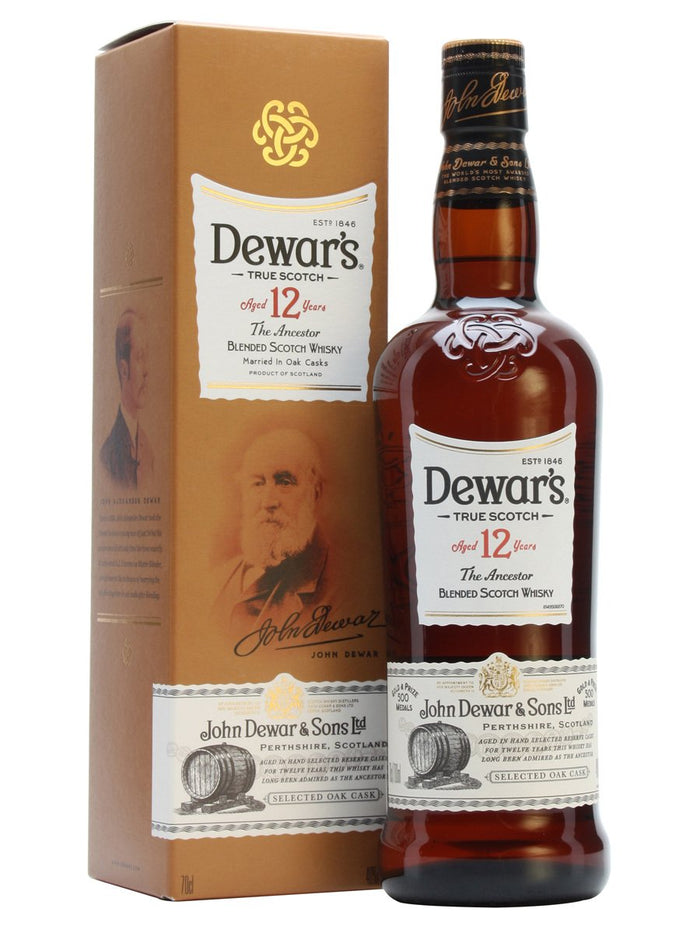 Dewar's 12 Year Old The Ancestor Double Aged Blended Scotch Whisky