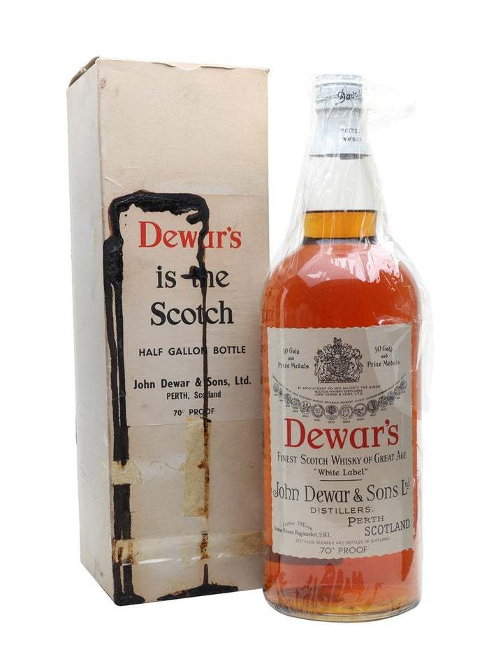 Dewar's Half Gallon Spring Cap Bot.1950s Blended Scotch Whisky | 2.27L