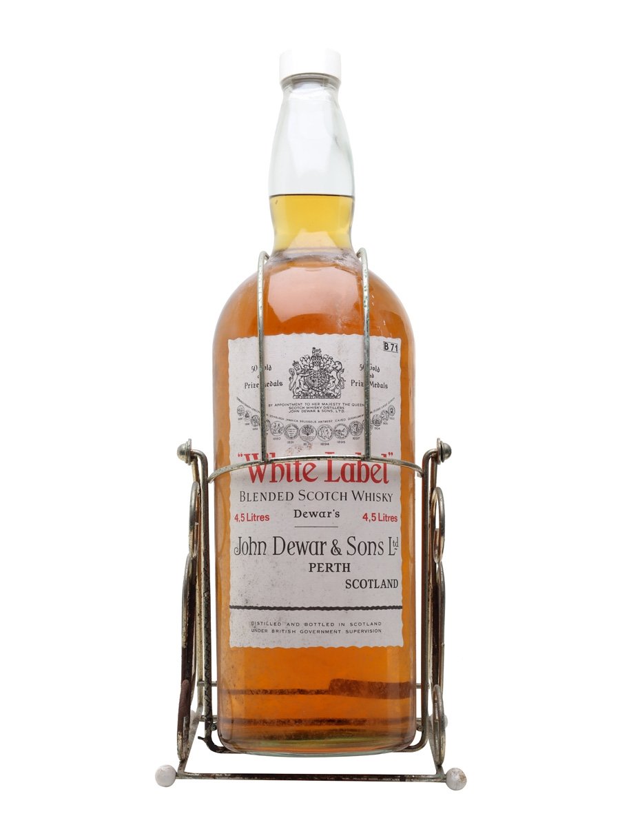 BUY] Dewar's White Label Bot.1980s Gallon Bottle Blended Scotch Whisky |  4.5L at CaskCartel.com