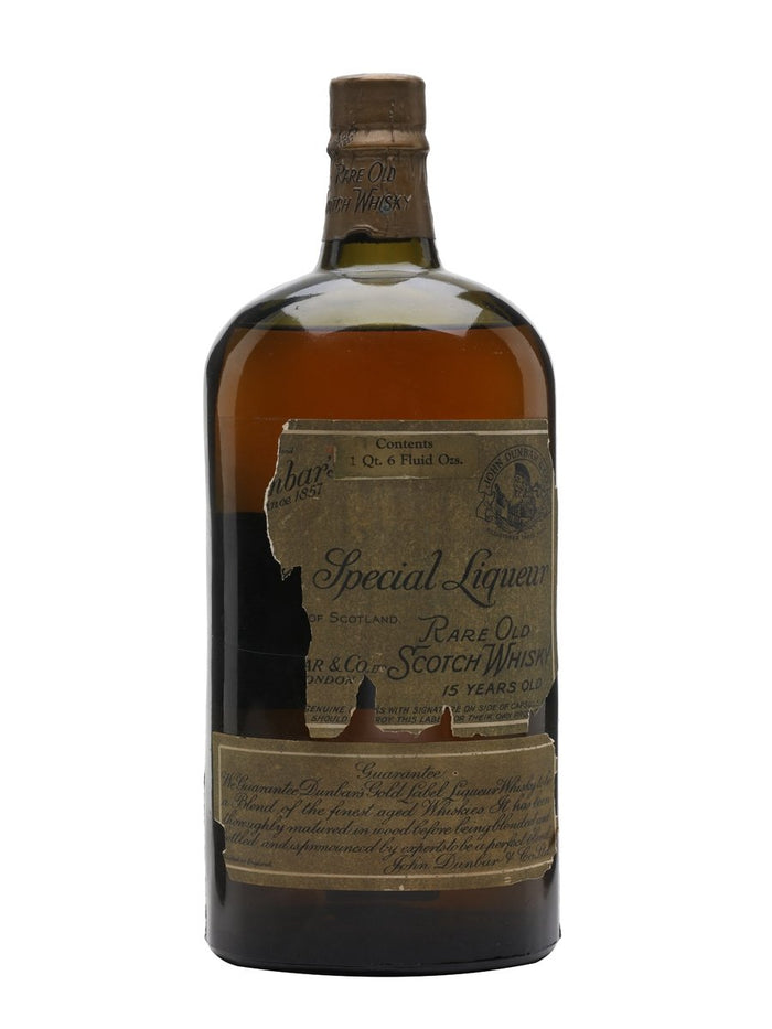 John Dunbar Extra Special 15 Year Old Bot.1933 Blended Scotch Whisky | 1.12L