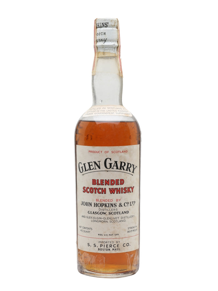 Glen Garry Bot.1950s Blended Scotch Whisky