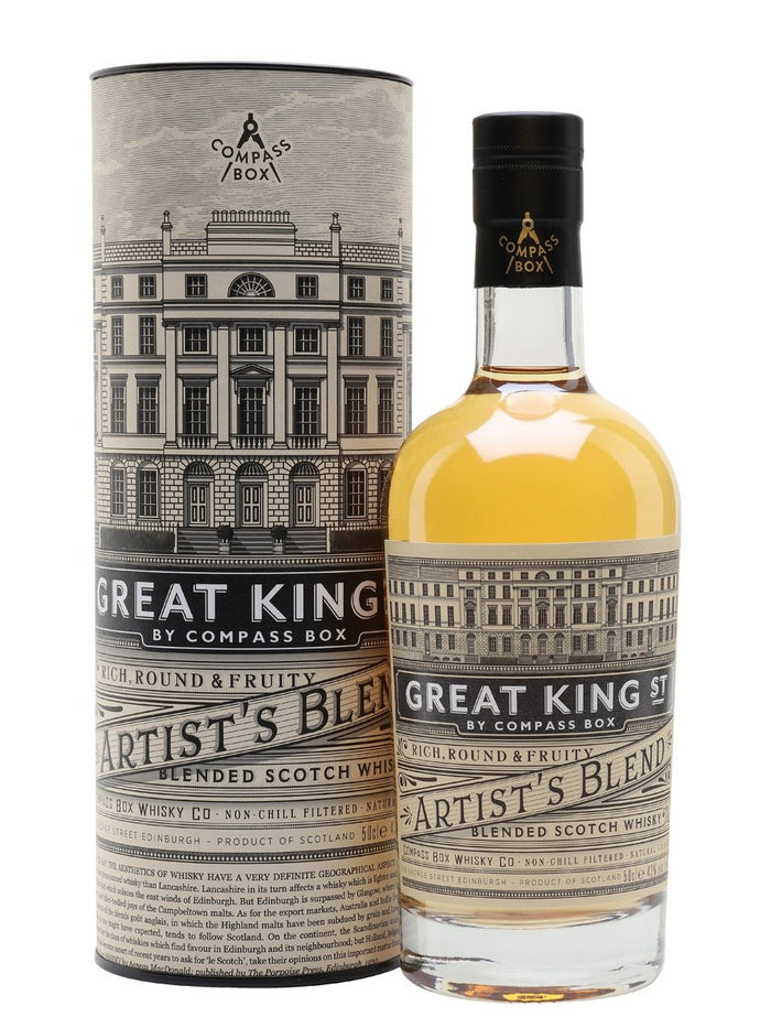 Compass Box Artist's Blend Great King Street Half Litre Blended Scotch Whisky | 500ML