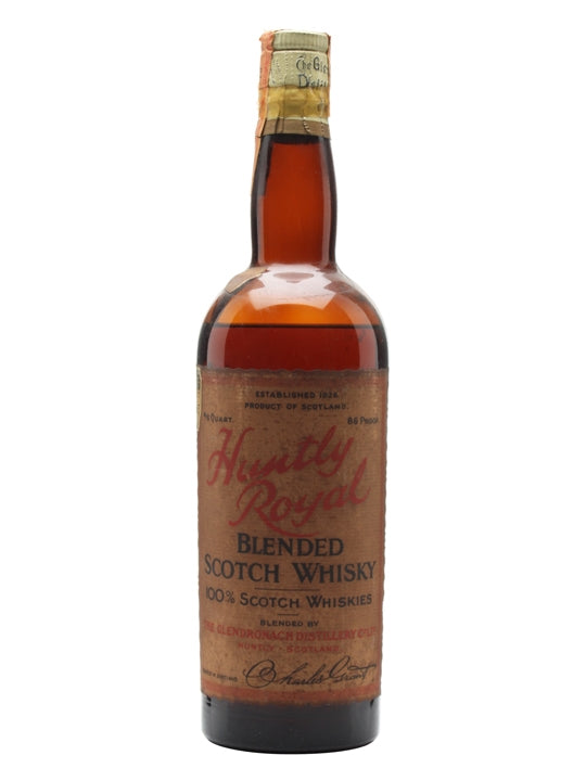 Huntly Royal Blended Whisky Bot.1940s Blended Scotch Whisky