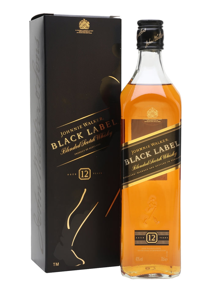 Johnnie Walker Black Label 12 Year Old Blended Scotch Whisky | 700ML