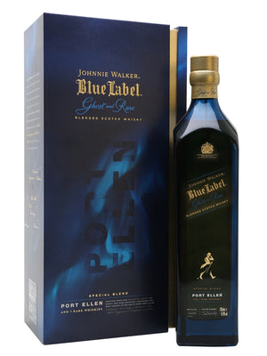 Johnnie Walker Blue Label Ghost and Rare Port Ellen Blended Scotch Whisky | 700ML at CaskCartel.com