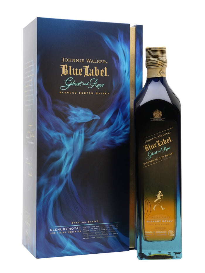 Johnnie Walker Blue Label Ghost and Rare Glenury Royal Blended Scotch Whisky | 700ML