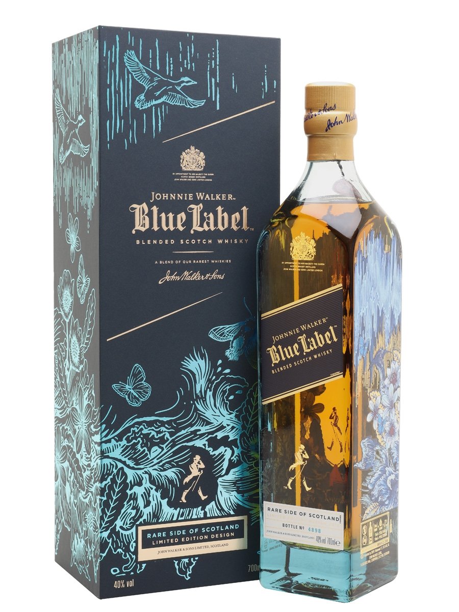 Johnnie Walker Blue Label Rare Side of Scotland Blended Scotch Whisky | 700ML at CaskCartel.com