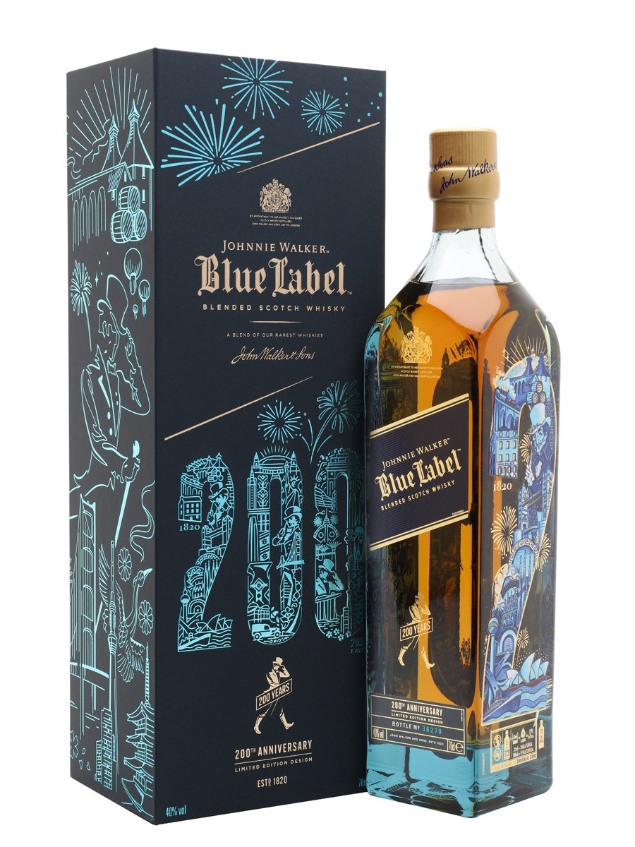 BUY] Johnnie Walker Blue Label 200th Anniversary Blended Scotch Whisky |  700ML at CaskCartel.com