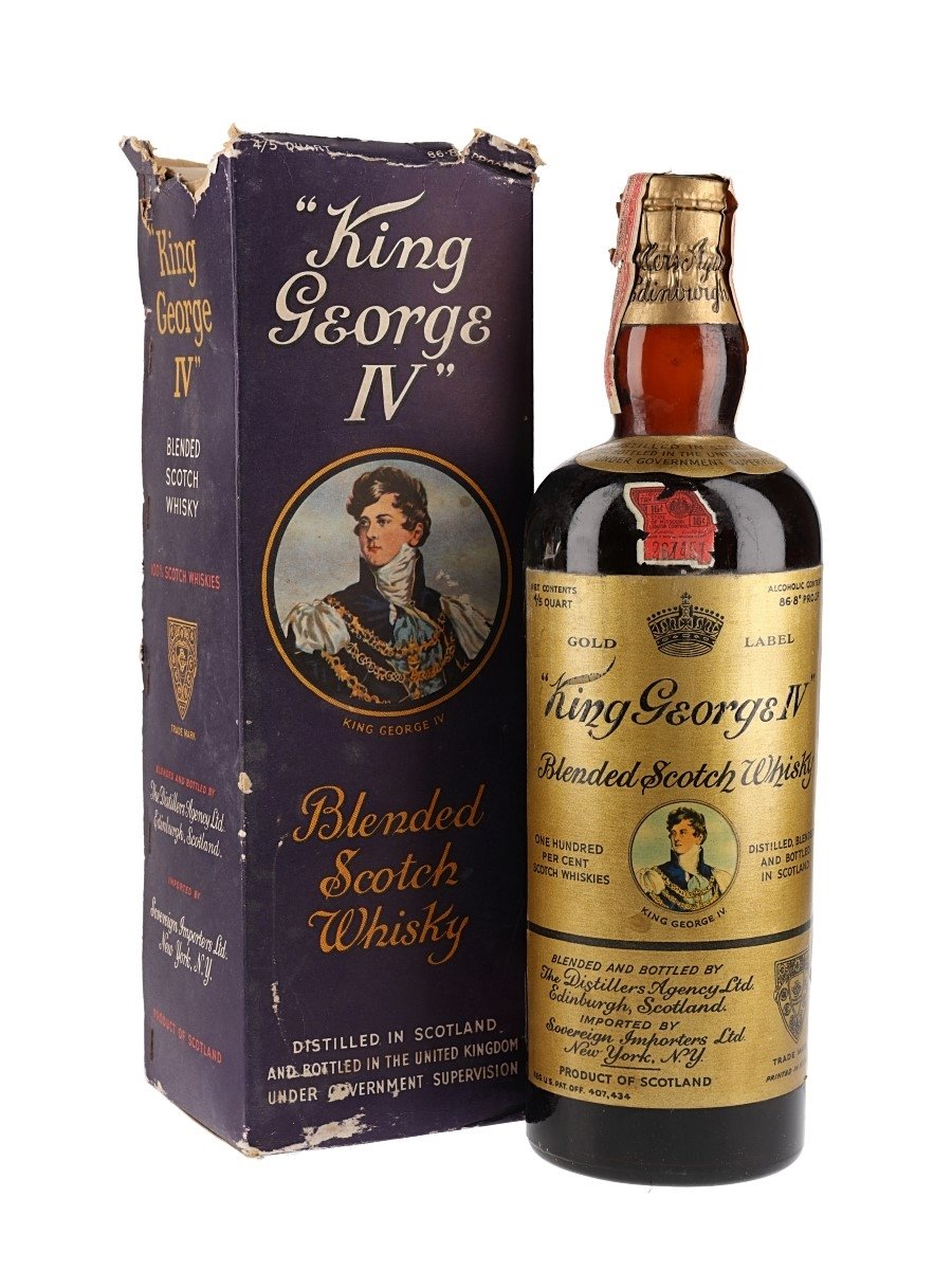 BUY] king George IV Bot.1960s Spring Cap Blended Scotch Whisky