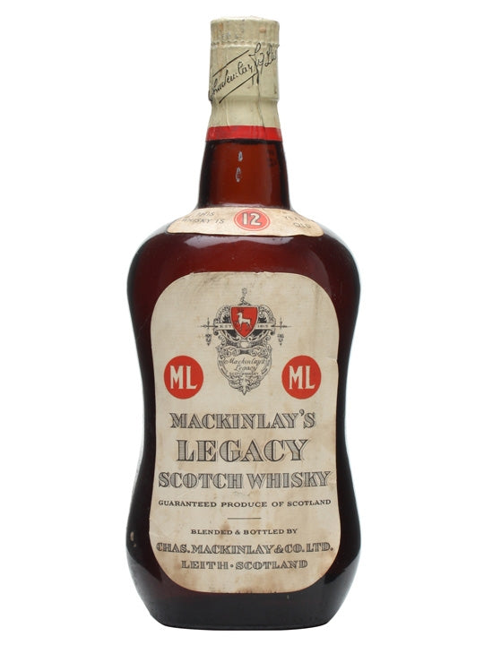 Mackinlay's Legacy 12 Year Old Bot.1960s Blended Scotch Whisky