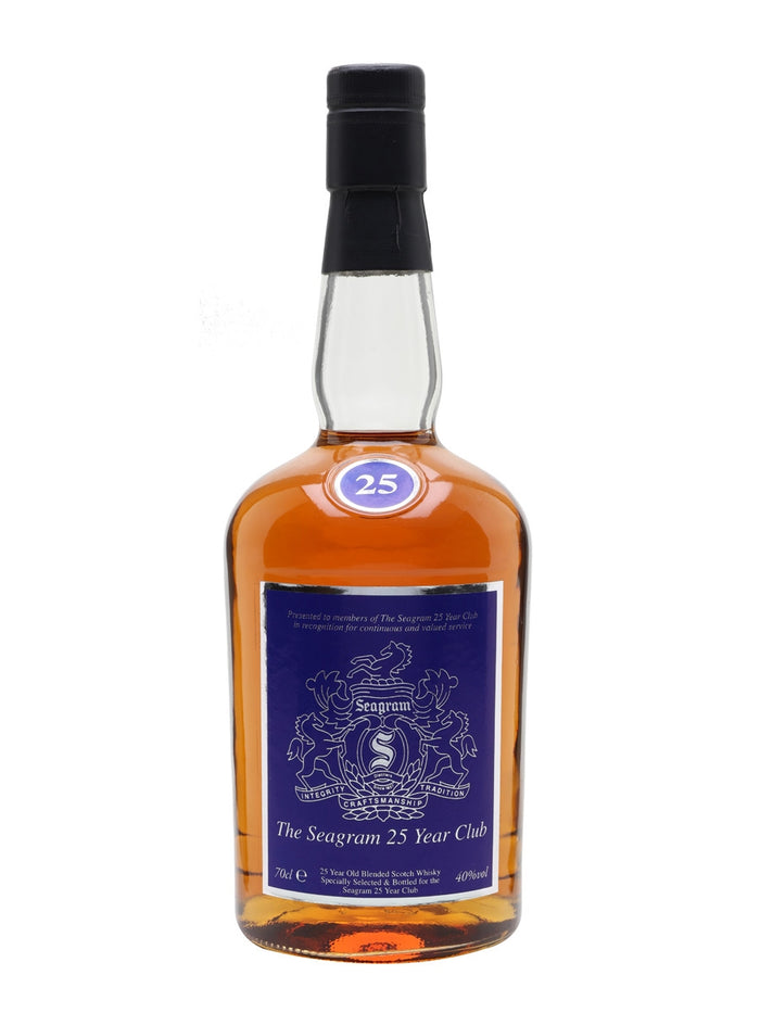 Seagram 25 Year Old Club Blended Scotch Whisky