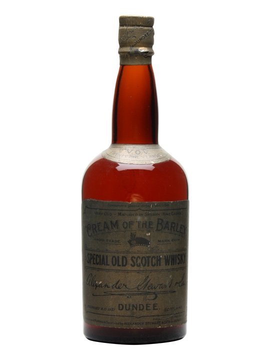 Stewart's Cream of the Barley 21 Year Old Bot.1940s Blended Scotch Whisky