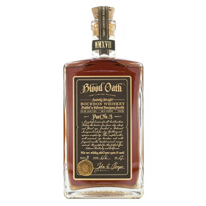 Blood Oath Pact 3 | 2017 One-Time Limited Release | Kentucky Straight Bourbon Whiskey