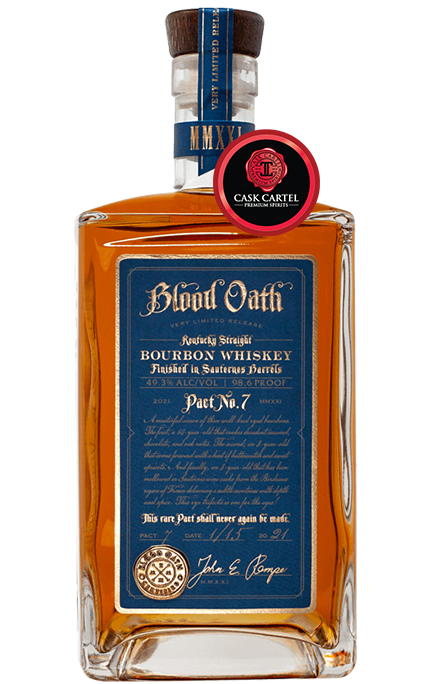 Blood Oath Pact 7 | 2021 One-Time Limited Release | Kentucky Straight Bourbon Whiskey at CaskCartel.com