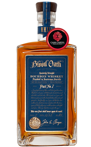 Blood Oath Pact 7 | 2021 One-Time Limited Release | Kentucky Straight Bourbon Whiskey at CaskCartel.com