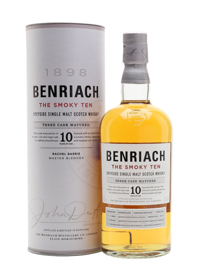 Benriach The Smoky Ten 10 Year Old Speyside Single Malt Scotch Whisky | 700ML