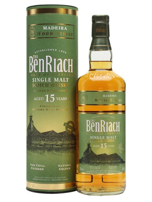 The BenRiach 15 Year Old Henriques & Henriques Madeira Wood Finish Single Malt Scotch Whisky - CaskCartel.com