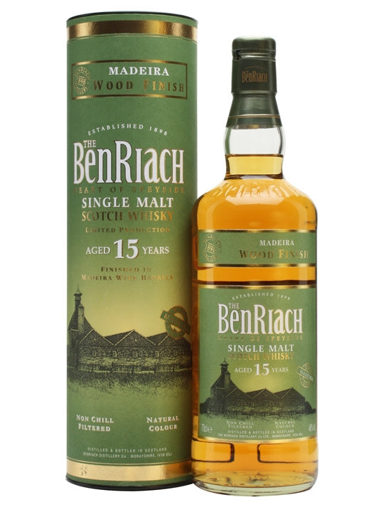 The BenRiach 15 Year Old Henriques & Henriques Madeira Wood Finish Single Malt Scotch Whisky