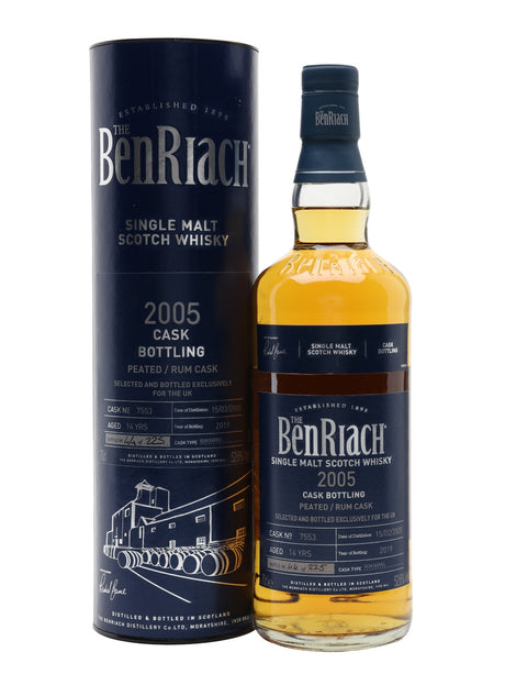 Benriach 2005 14 Year Old Rum Cask Speyside Single Malt Scotch Whisk | 700ML at CaskCartel.com