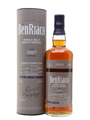 BenRiach 2007 10 Year Old Batch 15 Cask #3236 Speyside Single Malt Scotch Whisky - CaskCartel.com