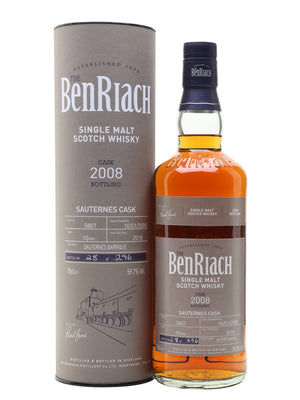 BenRiach 2008 10 Year Old Batch 15 Cask #5807 Speyside Single Malt Scotch Whisky - CaskCartel.com